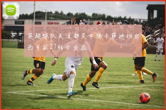 英超球队关注都灵中场卡萨迪切尔西可获27转会分成
